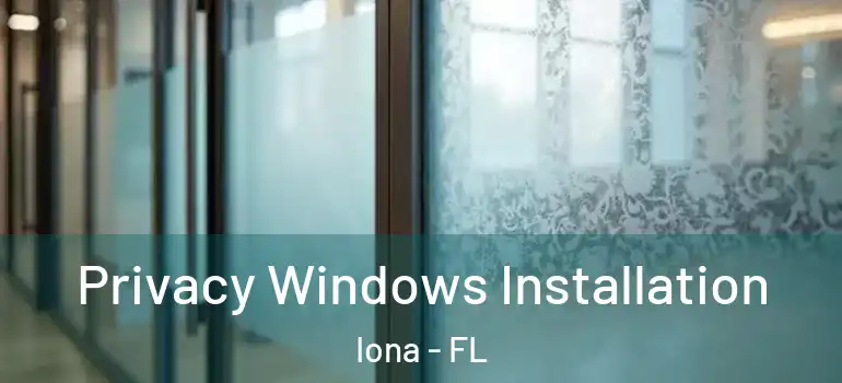 Privacy Windows Installation Iona - FL