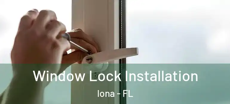Window Lock Installation Iona - FL